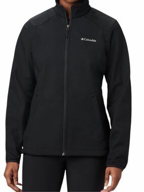 COLUMBIA Kruser Ridge II Black Softshell Full Zip Jacket Women’s XL